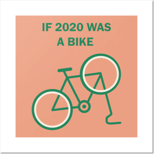 2020 pandemic puns about bicycle Posters and Art